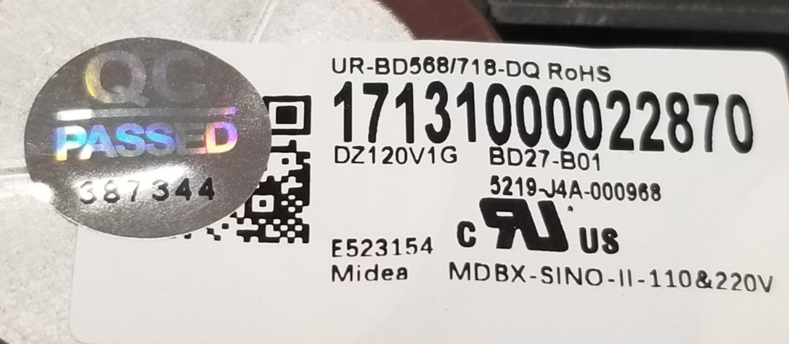 New OEM Replacement for Midea Chest zer Control 17131000022870