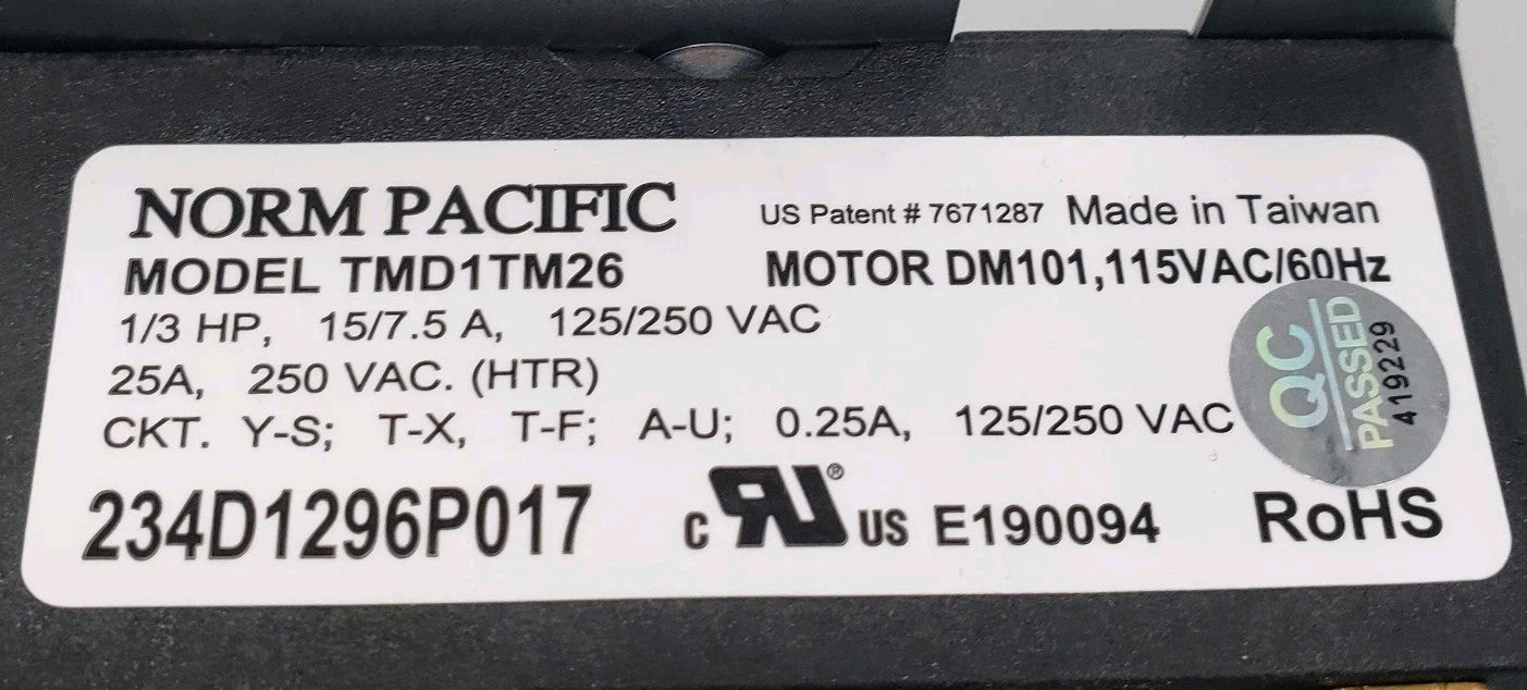 New OEM Replacement for GE Dryer Timer WE04X22654