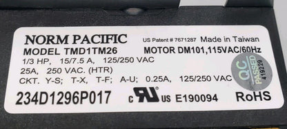 New OEM Replacement for GE Dryer Timer WE04X22654