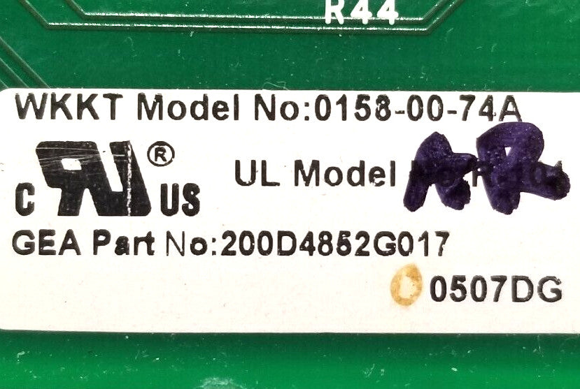 OEM Replacement for GE Fridge Control 200D4852G017