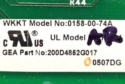 OEM Replacement for GE Fridge Control 200D4852G017