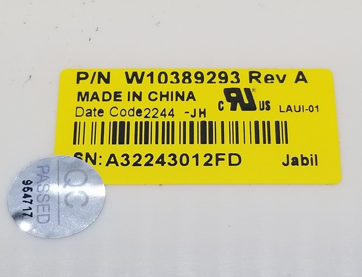 OEM Replacement for Maytag Dryer UI Control  W10389293 W10389298