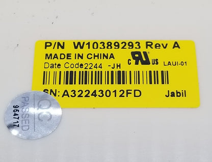 OEM Replacement for Maytag Dryer UI Control  W10389293 W10389298