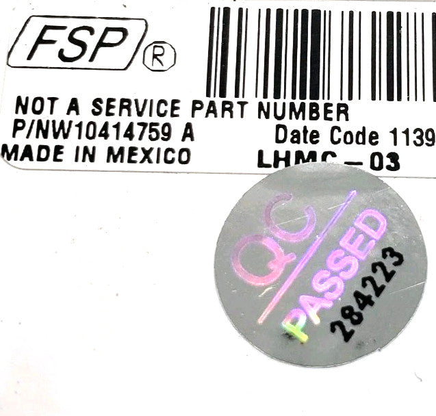 OEM Replacement for Whirlpool Washer Control Board W10414759A