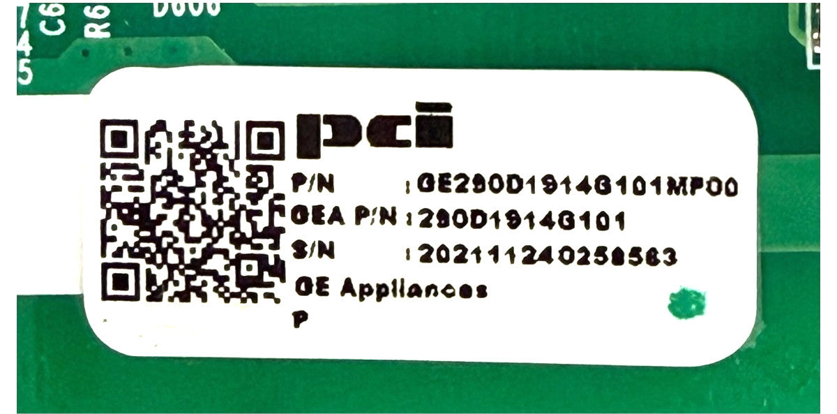 New OEM Replacement for GE Washer Control 290D1914G101