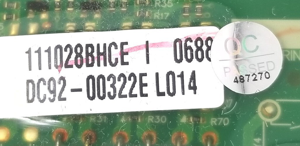OEM Replacement for Samsung Dryer Control DC92-00322E