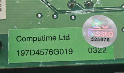 OEM Replacement for GE Fridge Control 194D4576G019