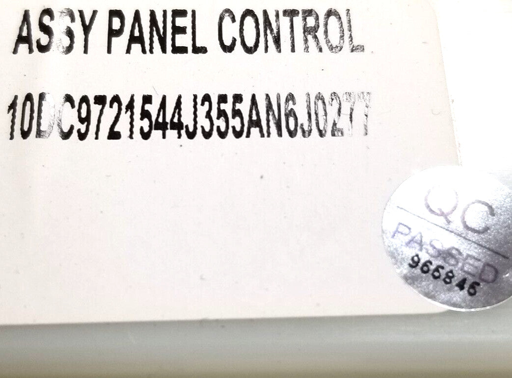 OEM Replacement for Samsung Washer Control Panel  DC97-21544J