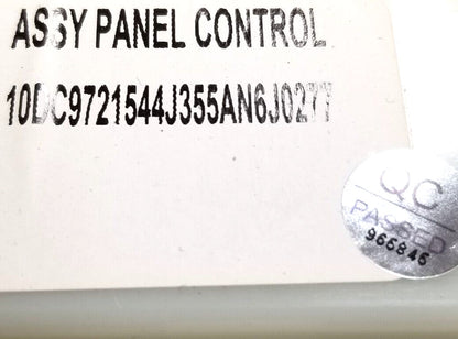 OEM Replacement for Samsung Washer Control Panel  DC97-21544J