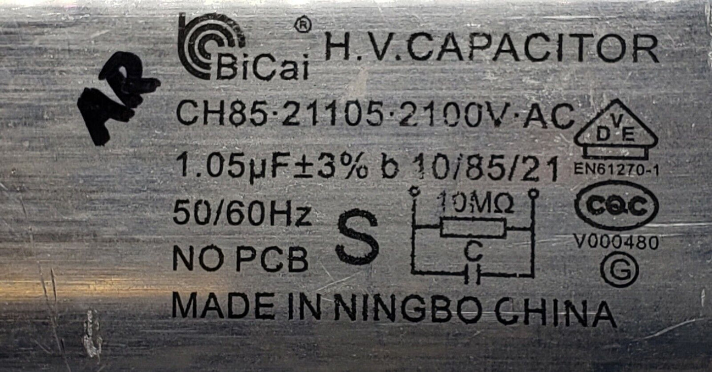 Genuine OEM Replacement for GE Microwave Capacitor CH85-21105