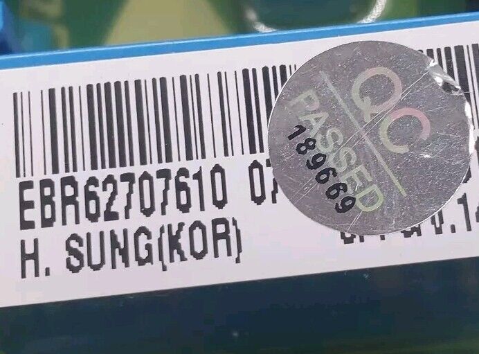 OEM Replacement for LG Dryer Control EBR62707610 + EBR63615903