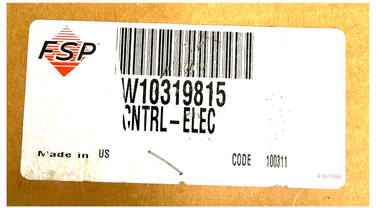 New Replacement for Whirlpool Washer Control W10319815
