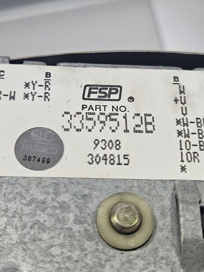 OEM Replacement for Whirlpool Washer Timer 3359512B