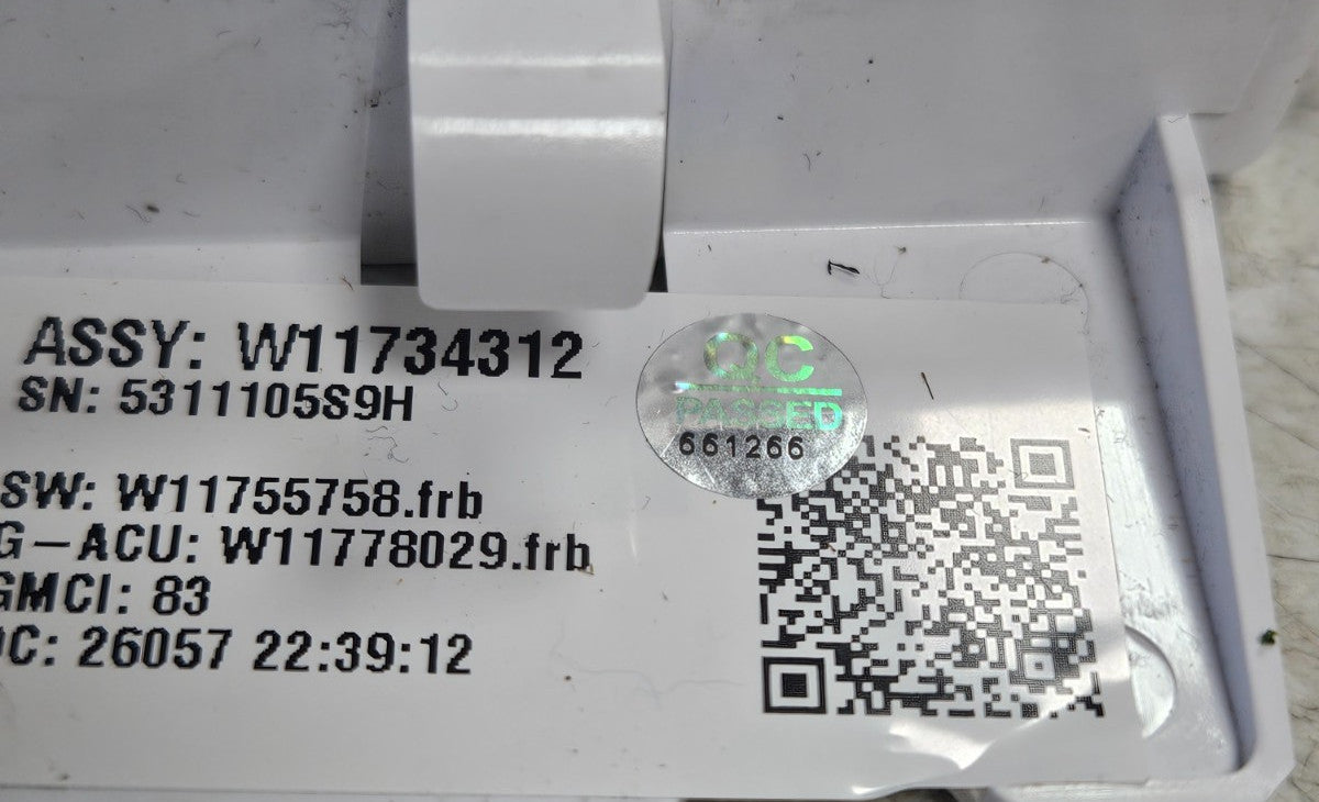 OEM Replacement for Whirlpool Washer Control W11734312