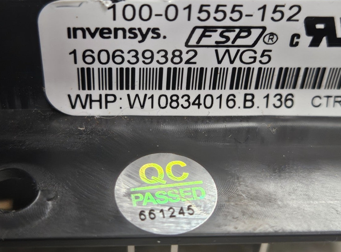 OEM Replacement for Whirlpool Range Control W10834016