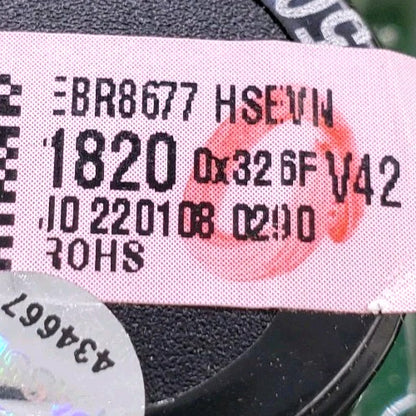 OEM Replacement for LG Washer Control Board EBR86771820