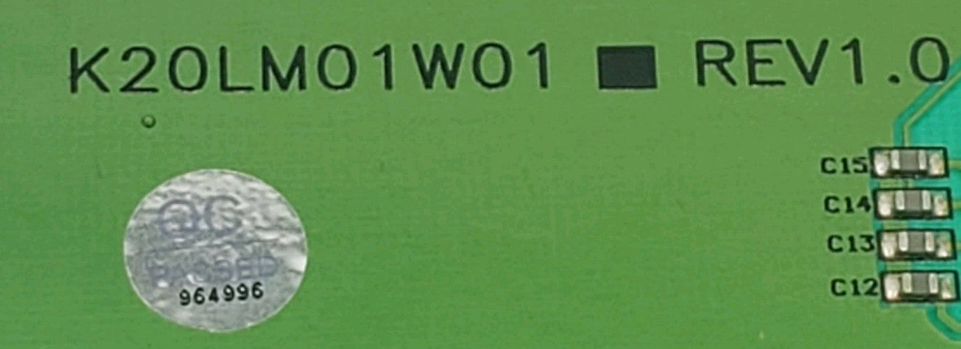 OEM Replacement for LG Range Oven Control Board K20LM01W01