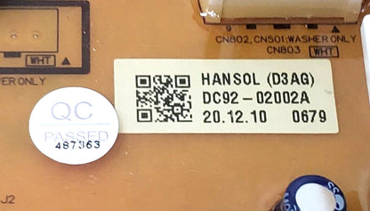 OEM Replacement for Samsung Washer Display Control DC92-02002A