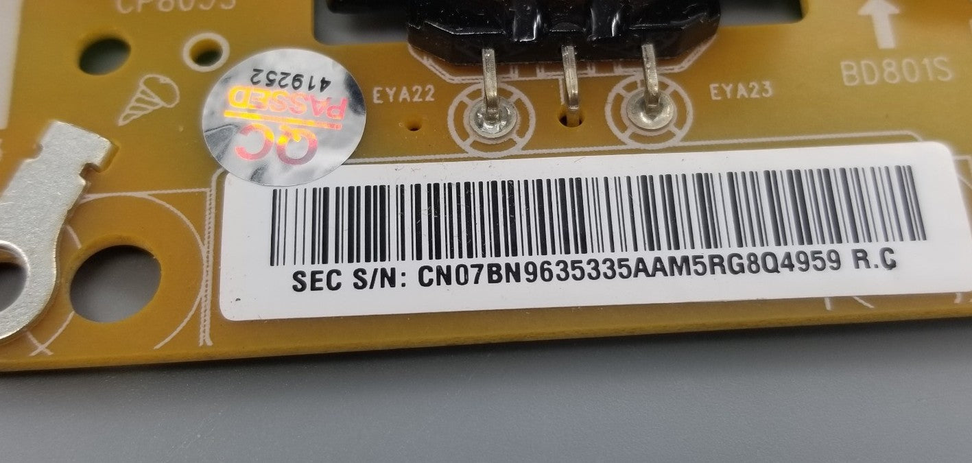 New OEM Replacement for Samsung Control Board BN96-35335A 1-Yr