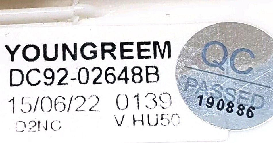 OEM Replacement for Samsung Washer Control  DC92-02648B