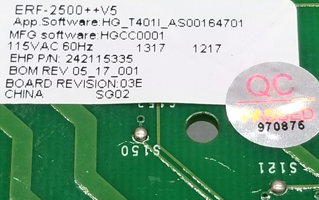 OEM Replacement for Frigidaire Fridge Control 242115335