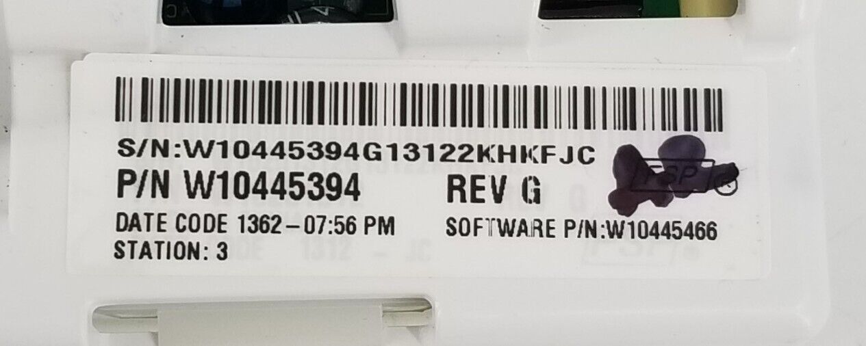 Genuine OEM Replacement for Maytag Washer Control W10445394