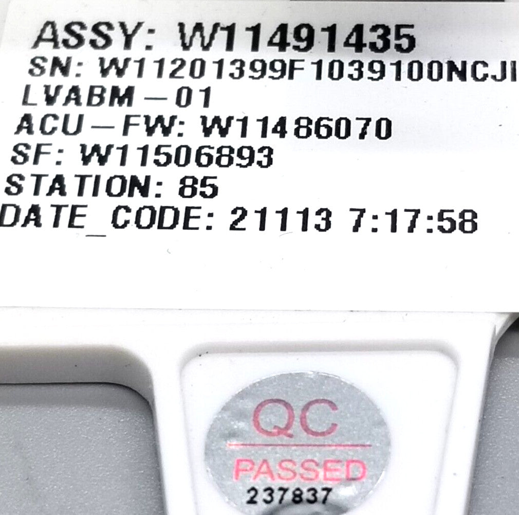 OEM Replacement for Maytag Washer Control W11491435   ~ ~