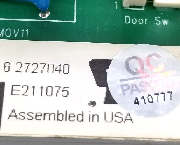 OEM Replacement for Maytag Washer Control 6 2727040