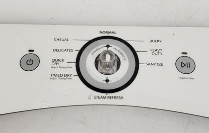 Replacement for Whirlpool Dryer Control Panel w/ Board W10800226