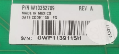 Genuine OEM Replacement for Whirlpool Washer Control W10362709