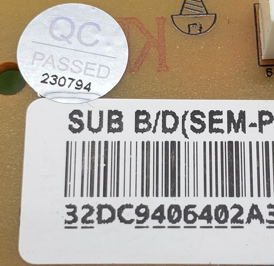 Genuine OEM Replacement for Samsung Washer Control DC94-06402A