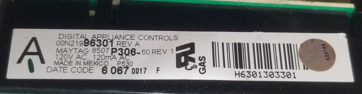 Genuine OEM Replacement for Maytag Oven Control 8507P306-60