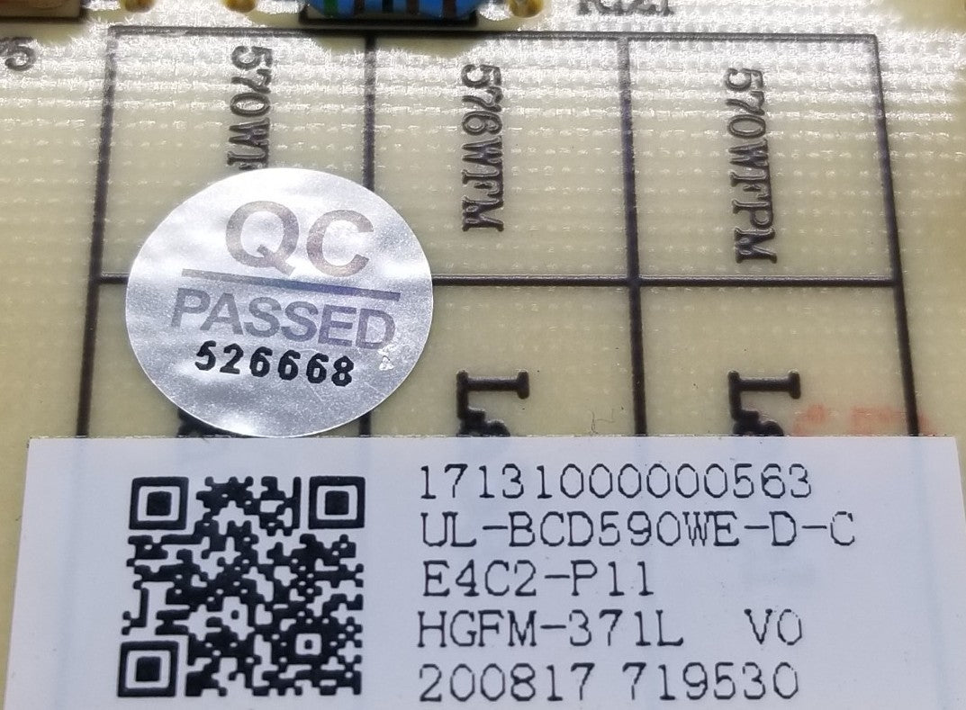 OEM Replacement for Bosch Fridge Control 17131000000563   ( )