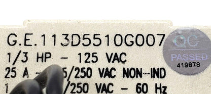 Genuine OEM Replacement for GE Dryer Timer 113D5510G007   ~   ~