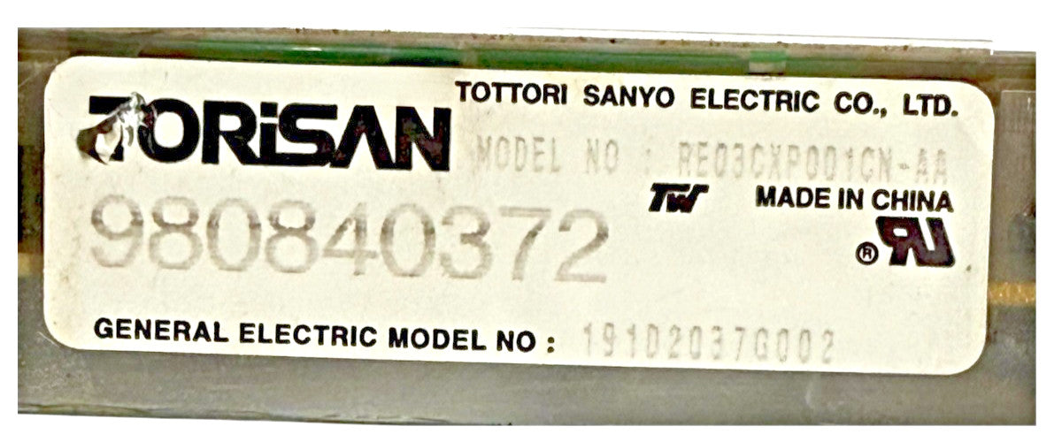 OEM Replacement for GE Oven Control 191D2037G002