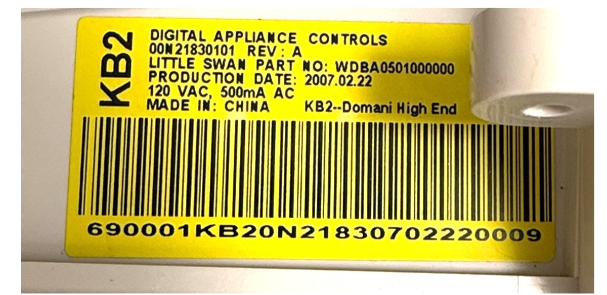 New Replacement for GE Washer Control 00N21830101