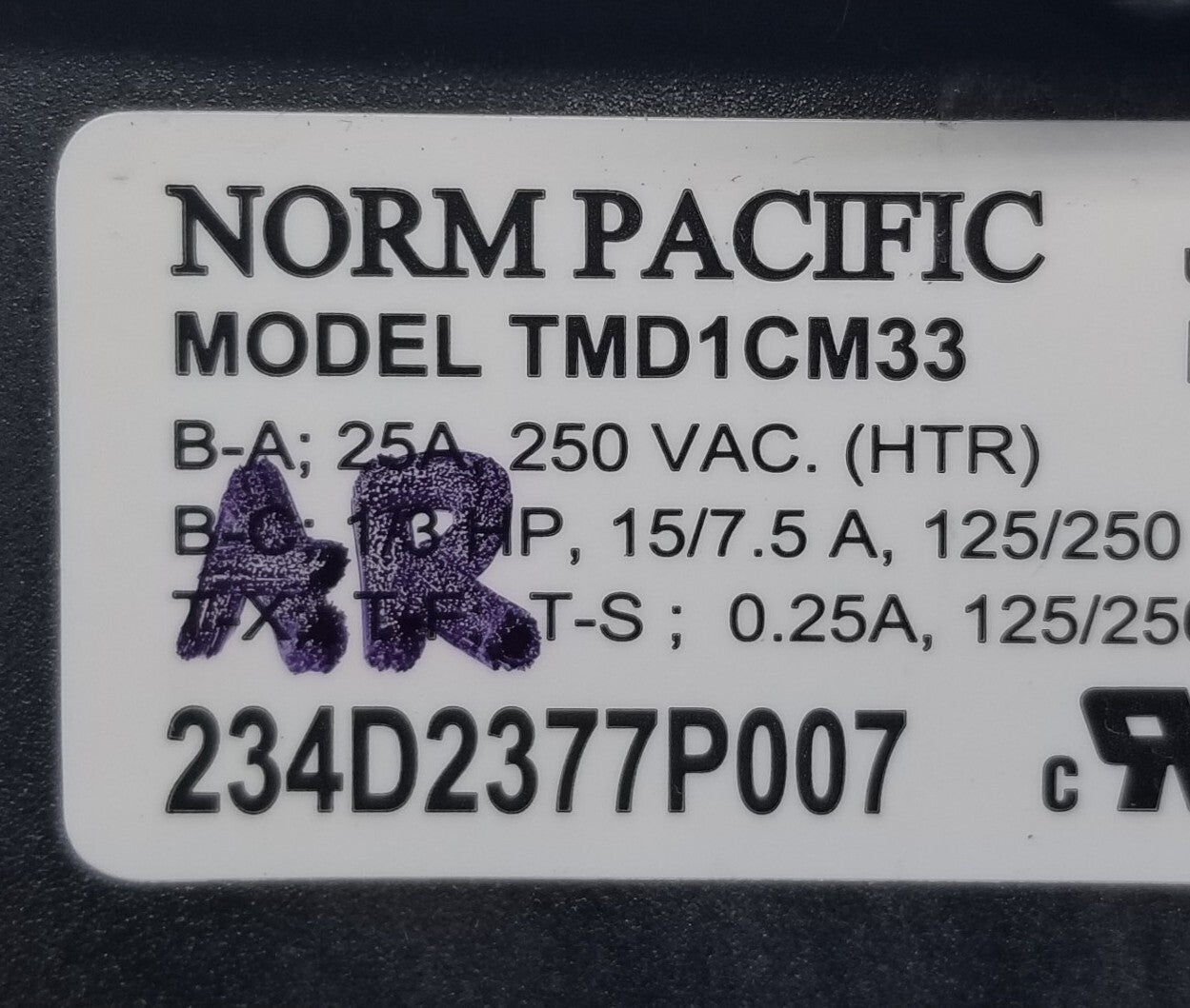 Genuine OEM Replacement for GE Dryer Timer 234D2377P007