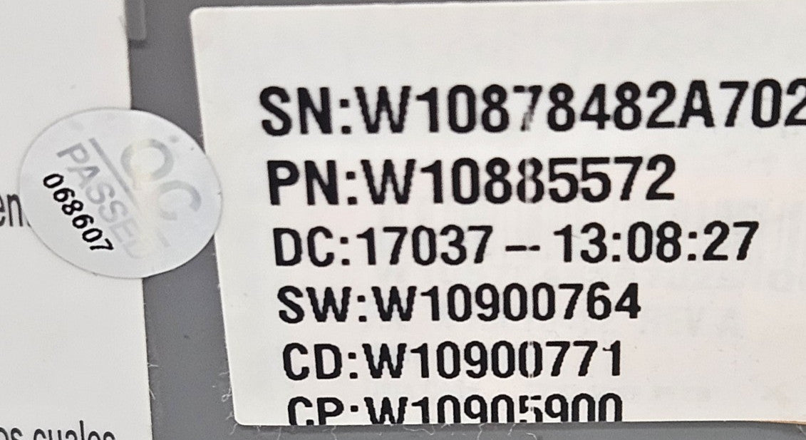 OEM Replacement for Whirlpool Washer Control W10885572