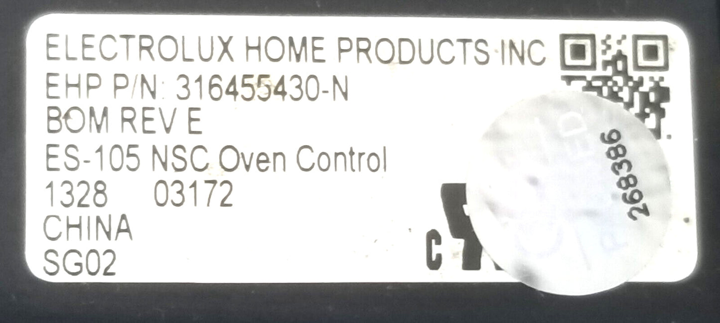 OEM Replacement for Frigidaire Range Control 316455430