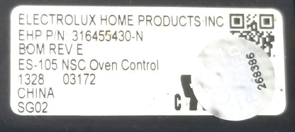 OEM Replacement for Frigidaire Range Control 316455430