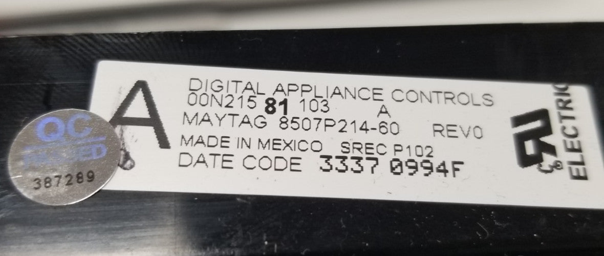OEM Replacement for Maytag Range Control 8507P214-60