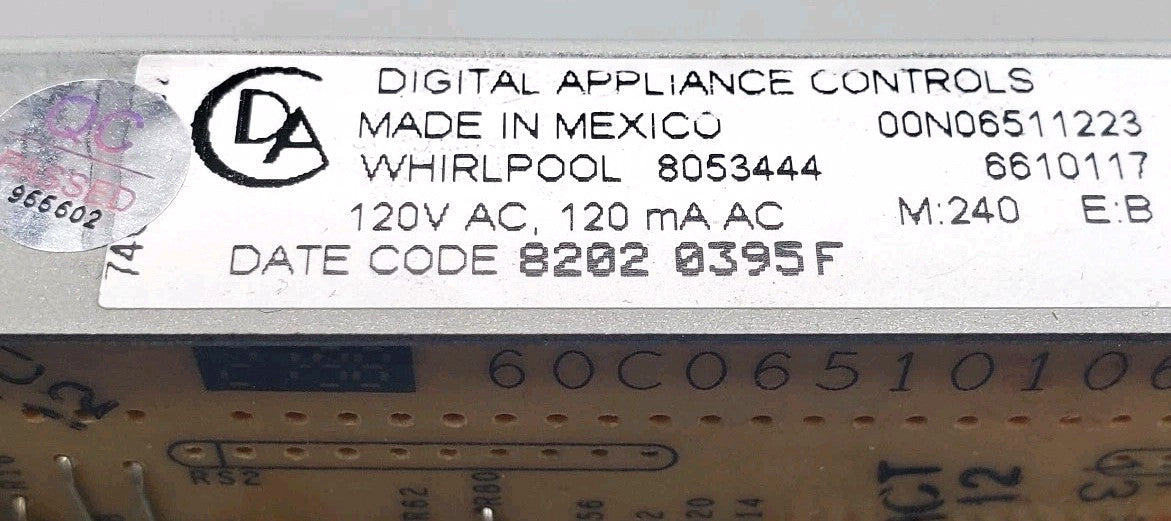 OEM  Replacement for Whirlpool Oven Control 8053444