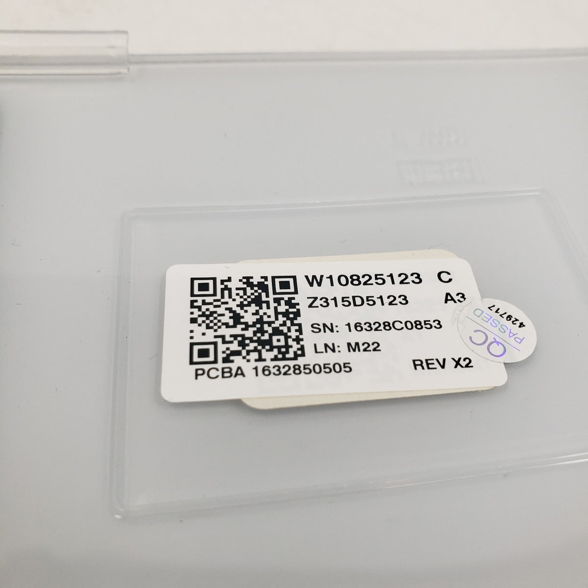 OEM Replacement for Whirlpool Washer Control Panel W10825123