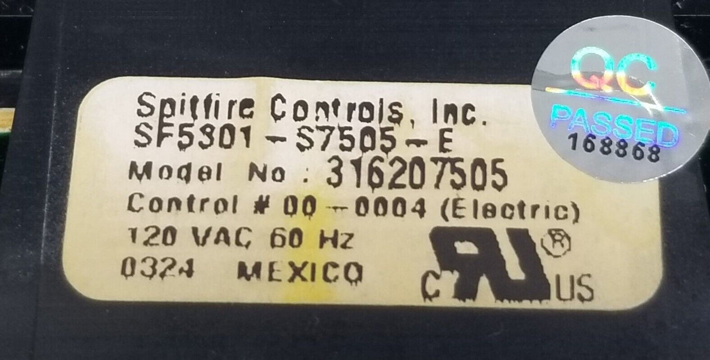 OEM Replacement for Frigidaire Oven Control  316207505    ~ ~