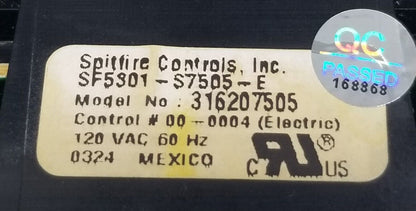 OEM Replacement for Frigidaire Oven Control  316207505    ~ ~