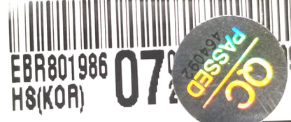 OEM Replacement for LG Washer Main Control EBR80198607