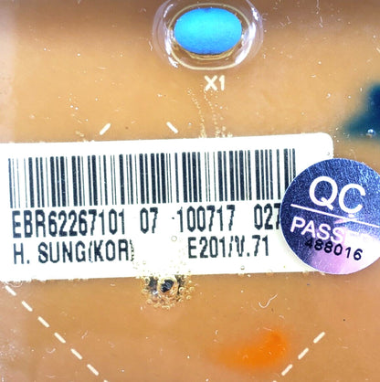OEM Replacement for LG Washer Control Board EBR62267101