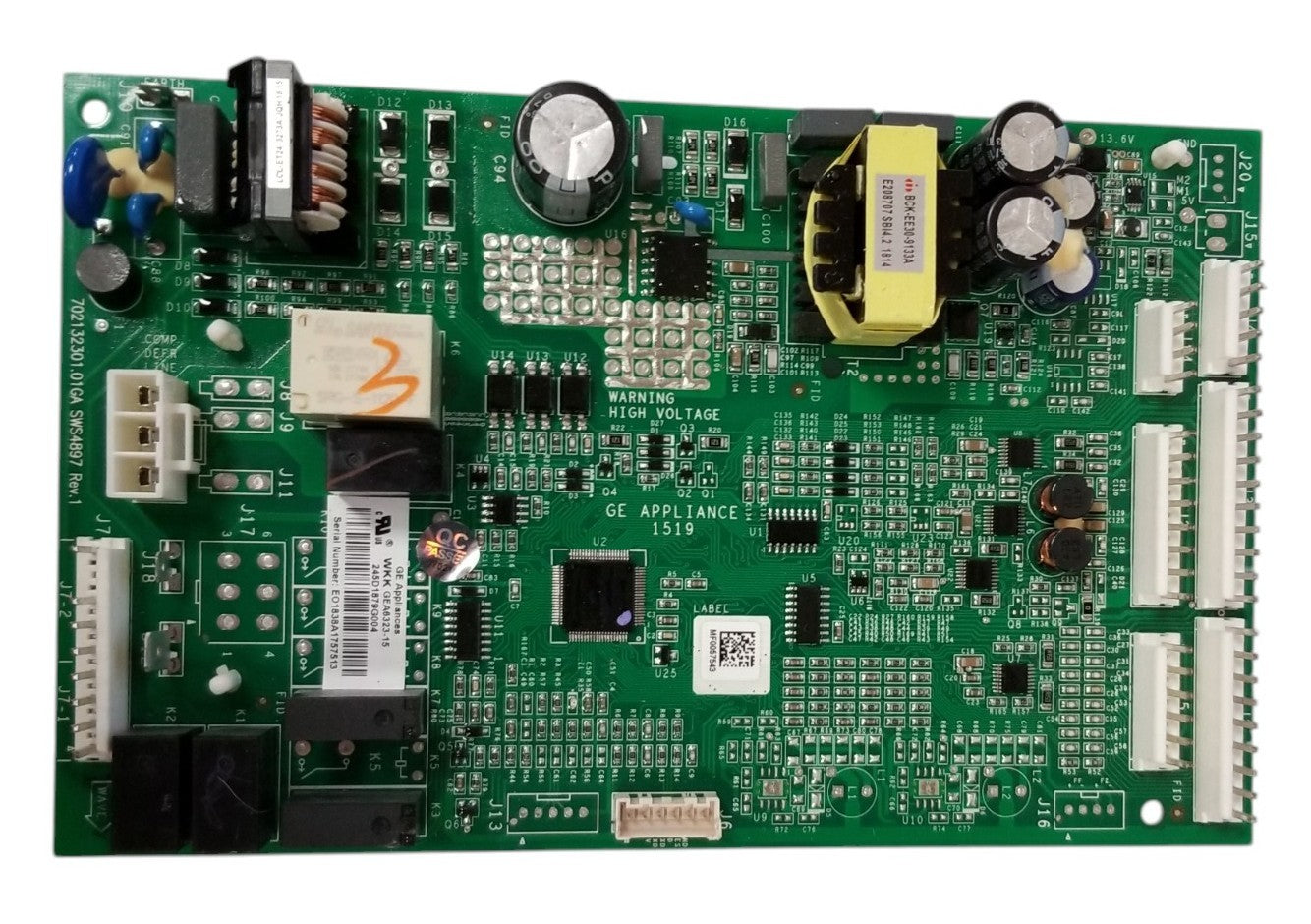 OEM Replacement for GE Fridge Control Board 245D1879G004