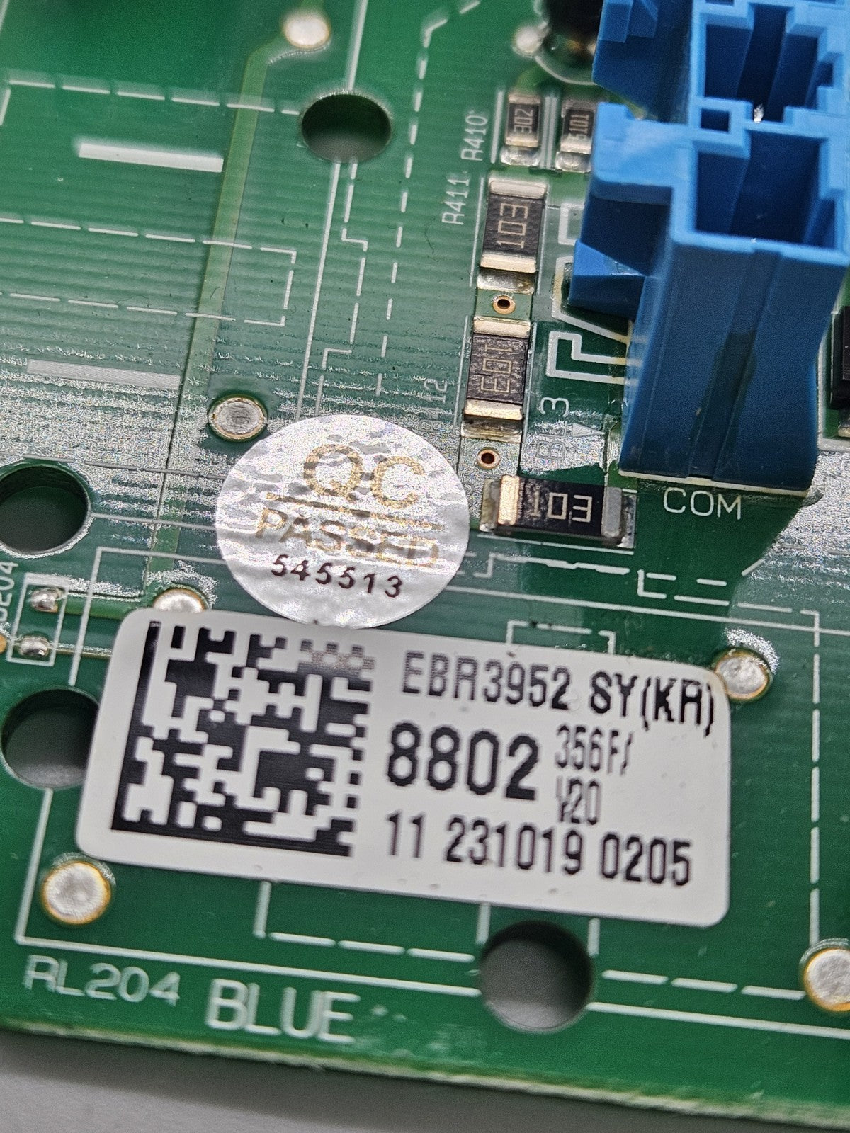 OEM Replacement for LG Dryer Control EBR39528802