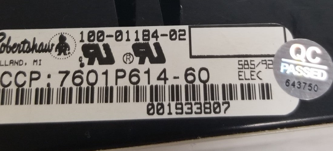 Genuine OEM Replacement for Maytag Oven Control 7601P614-60